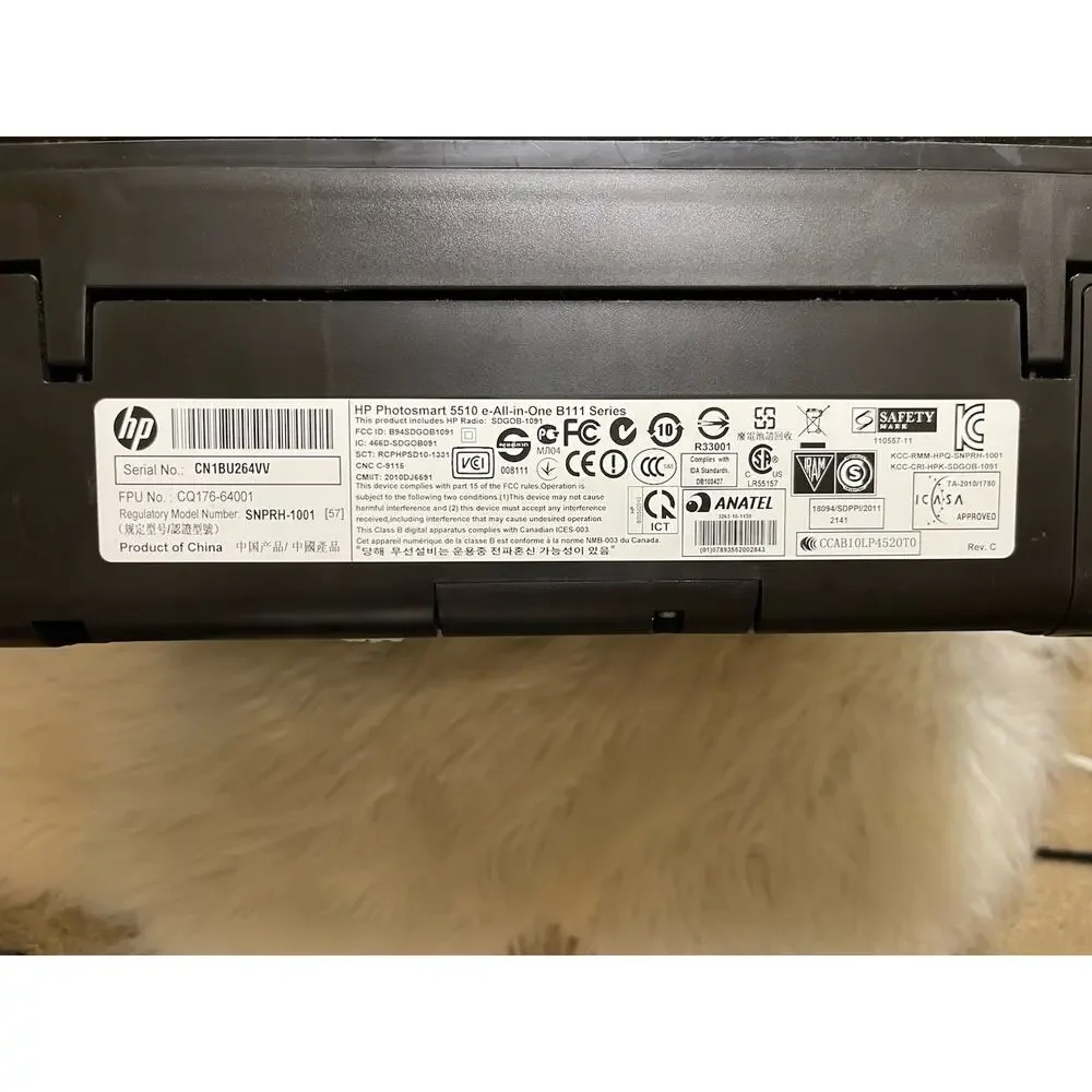 HP Photosmart 5510 Wireless Printer Scanner Copier